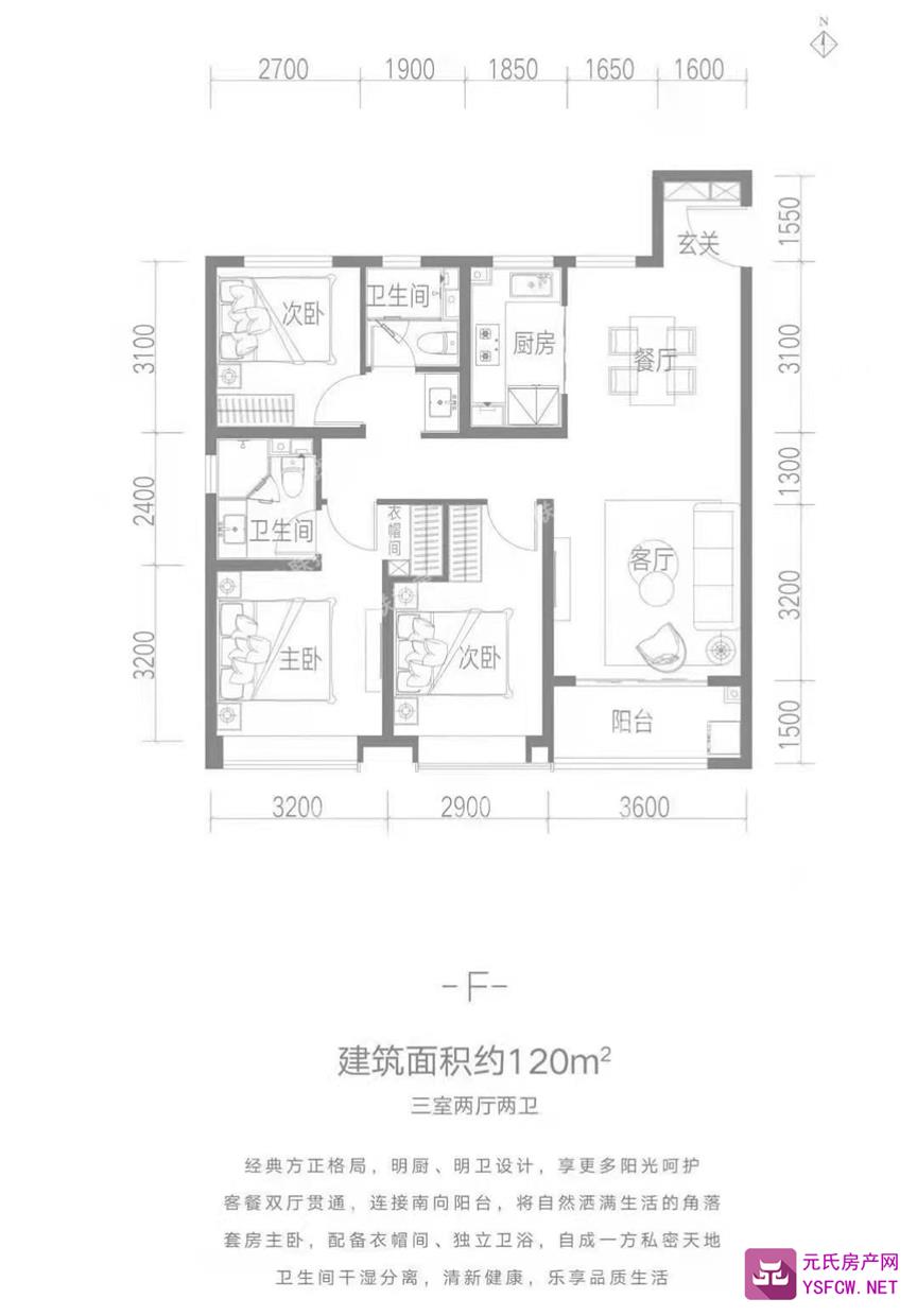 融创中心--建面 120.00㎡;