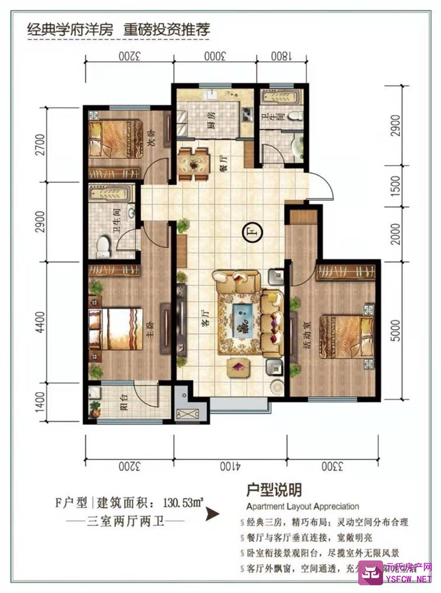 四方怡园--建面 130.00㎡;