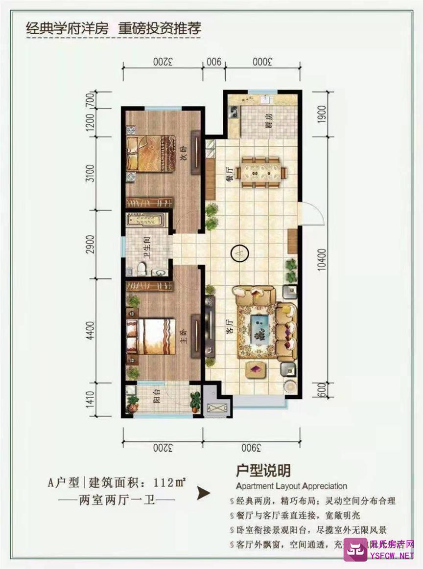 四方怡园--建面 112.00㎡;