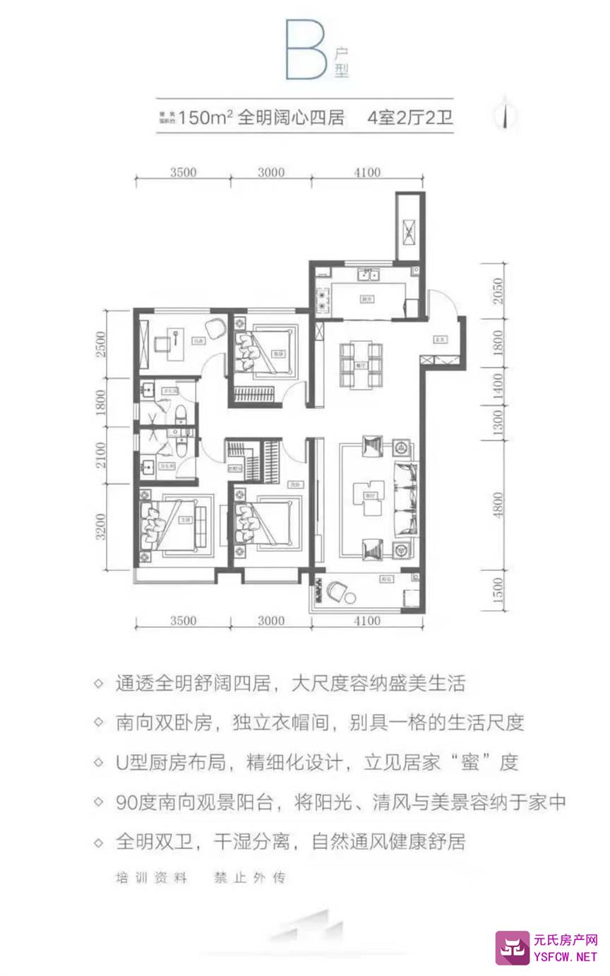 融创都会中心--建面 150.00㎡;