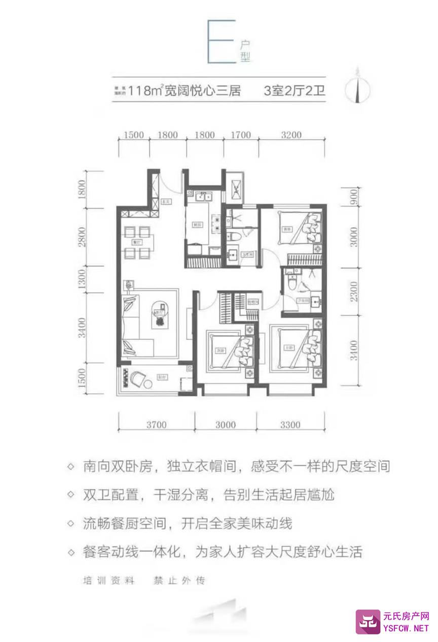 融创都会中心--建面 118.00㎡;