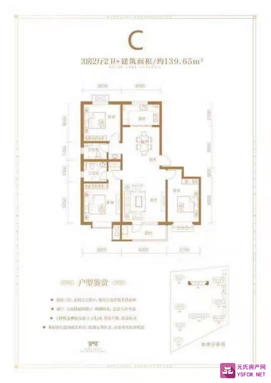 昌泰玖筑翰府--建面 139.65㎡;