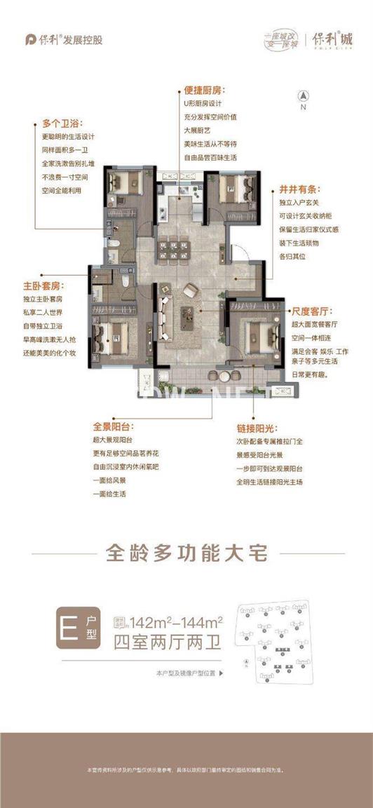 保利城5期--建面 142.00㎡;