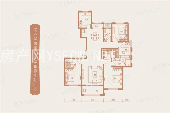 翰林国际 --建面 192.00㎡;