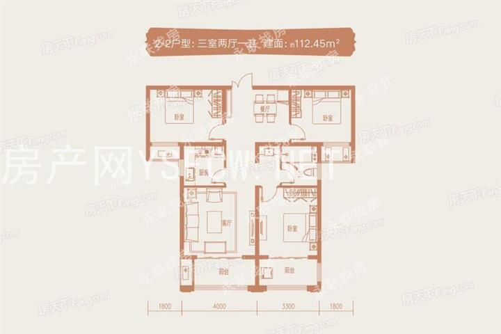 翰林国际 --建面 112.00㎡;