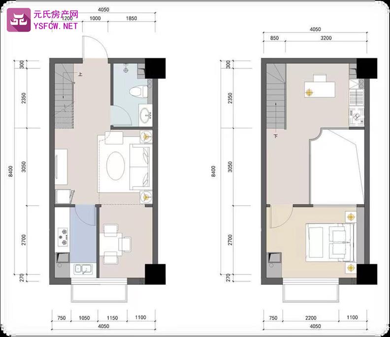 蔚来一英里 --建面 46.40㎡;