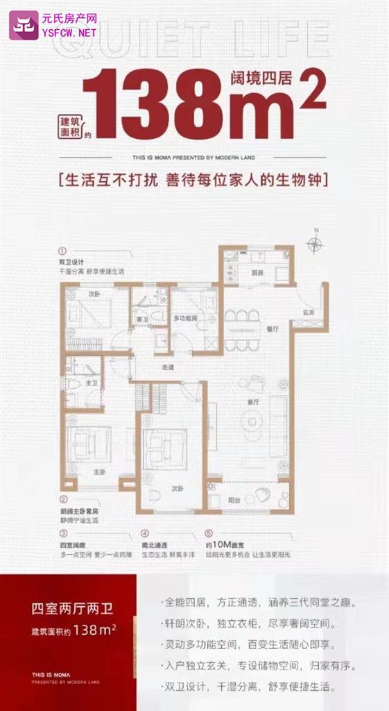 当代府 --建面 138.00㎡;